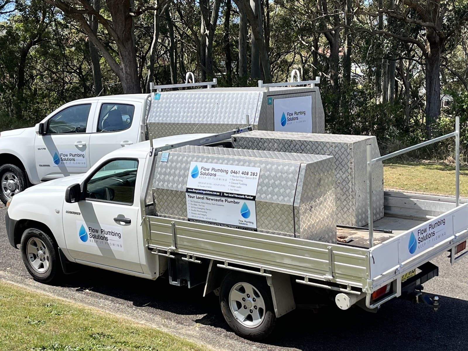 flow plumbing service vehicles